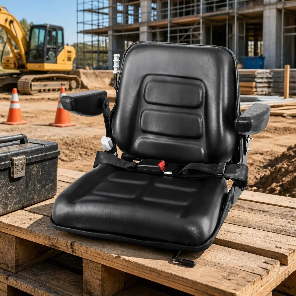 Universal Suspension Chair for Comfort in Heavy Machinery