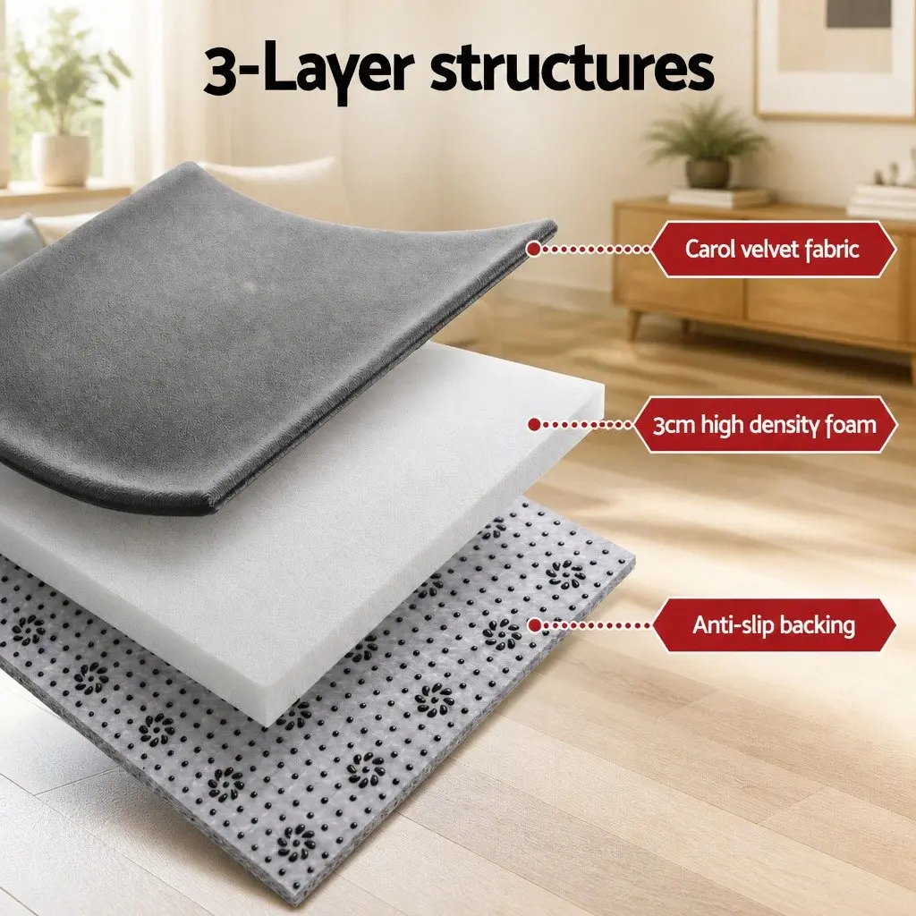 3cm Thick Grey Tatami Mattress for Comfort