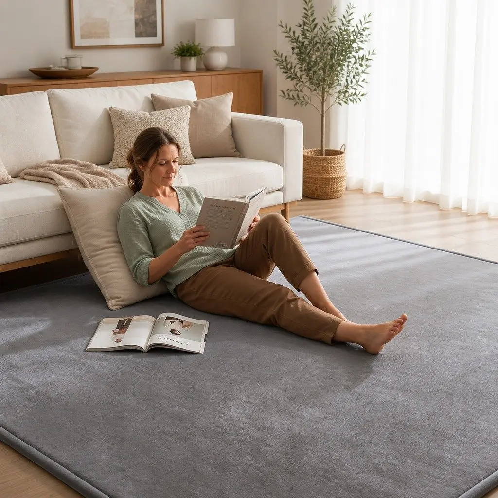 Grey Tatami Floor Mat 200cm x 200cm
