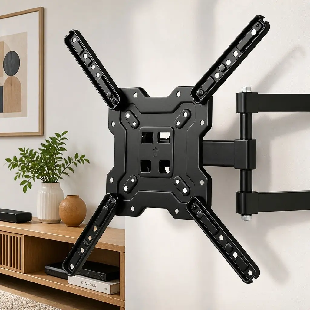 Full Motion TV Wall Mount Bracket Swivel Tilt Adjustable 22-55 Inch
