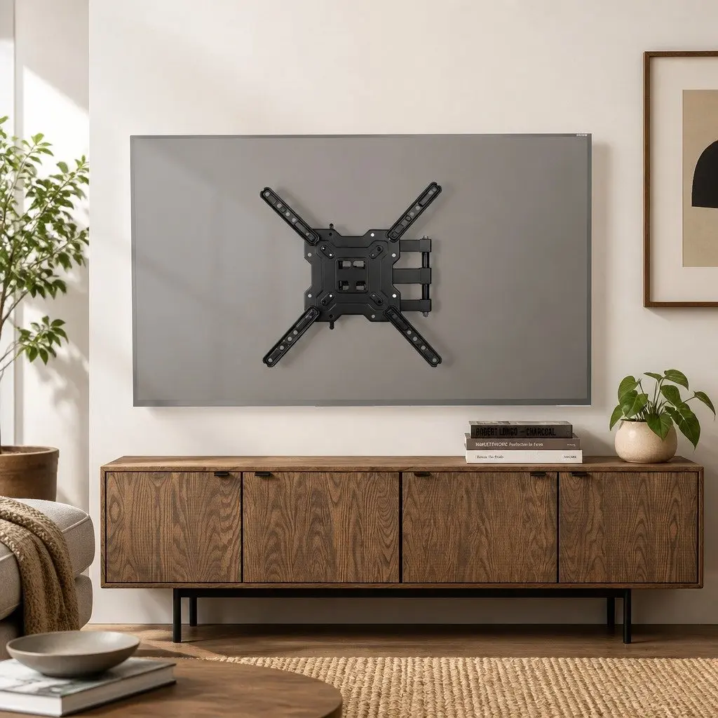 Full Motion TV Wall Mount Bracket Swivel Tilt Adjustable 22-55 Inch