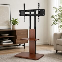 Friendly TV Stand for 32-70 Inch TVs with Height Adjustment