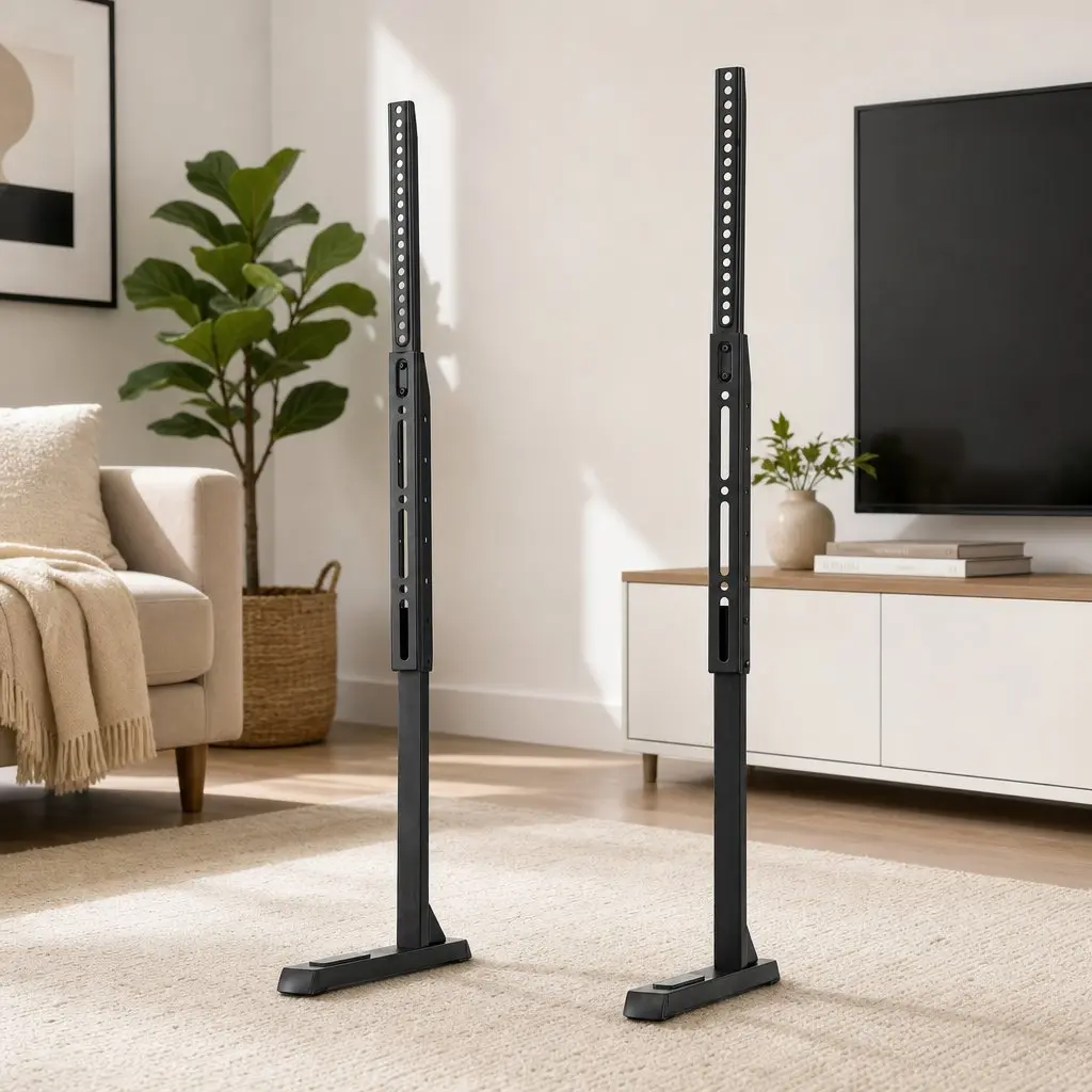 Universal TV Stand 24-86 inch Tabletop Mount Black LED Screen Desktop Bracket