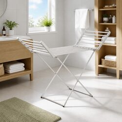Friendly Electric Heated Towel Rack for Home Comfort