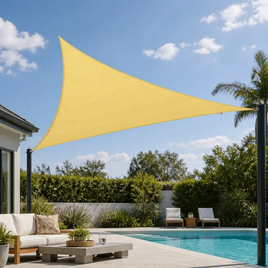 Triangle Shade Sail for Outdoor Spaces
