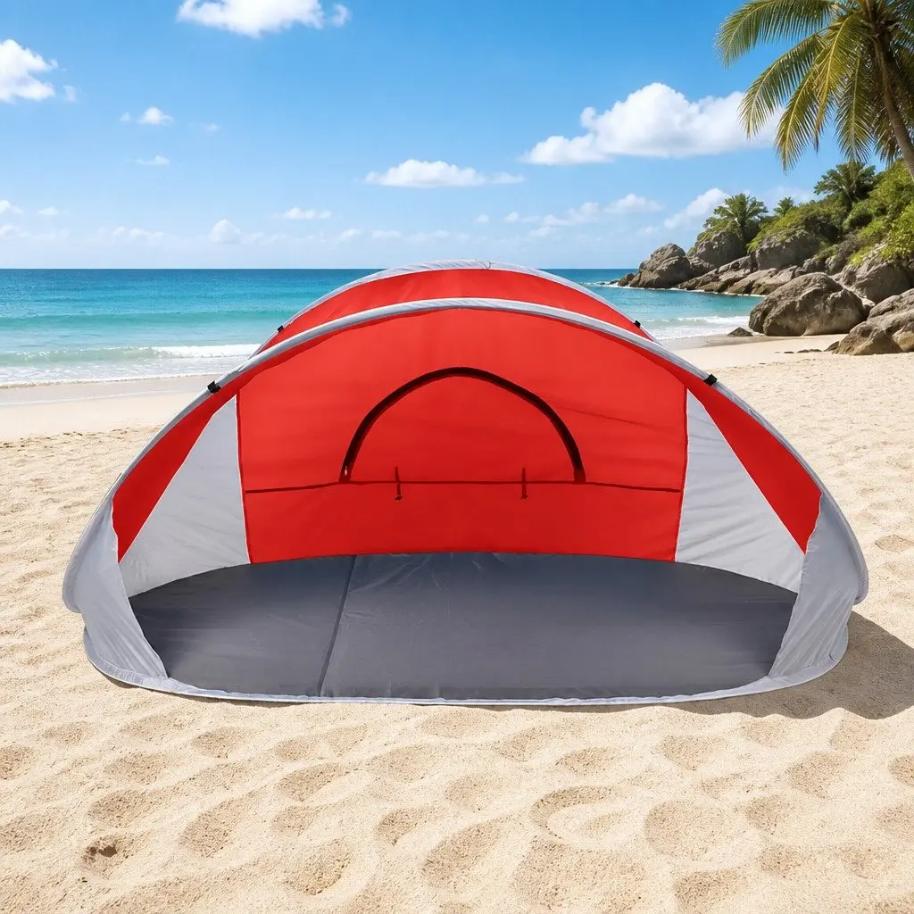 Pop Up Tent Instant Setup UV Resistant 4 Person Outdoor Shelter