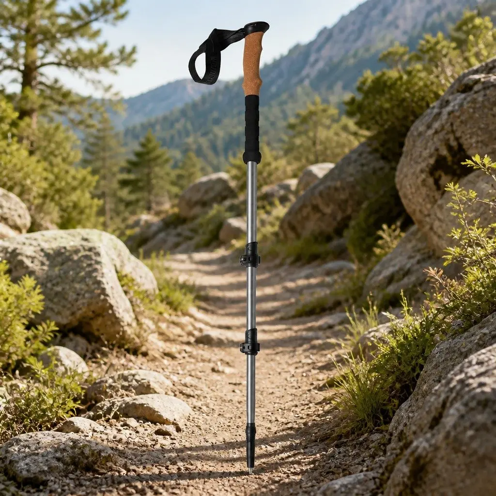 Trekking Poles Adjustable Lightweight Collapsible 62-135cm 2 Piece