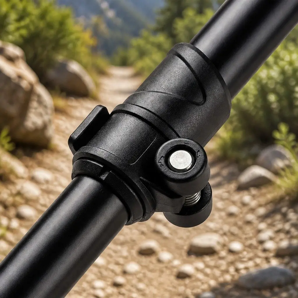 Trekking Poles Adjustable Lightweight Carbon Fiber 62-135cm for Hiking Outdoor