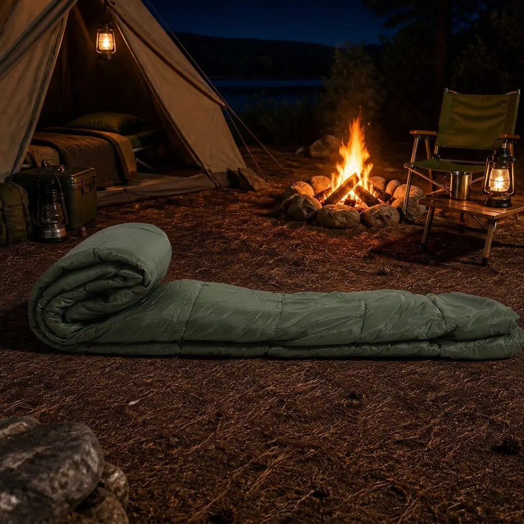 Double Sleeping Bag for Camping Comfort