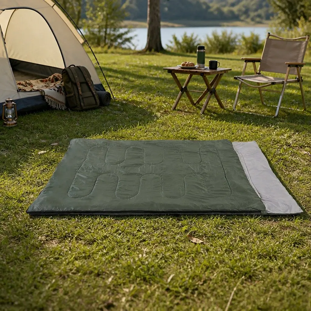 Double Sleeping Bag for Camping Comfort