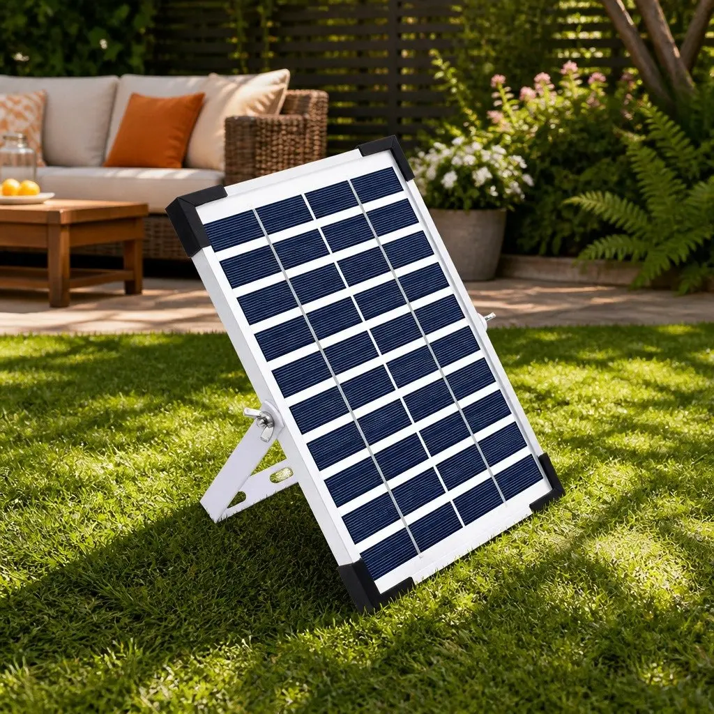 Solar Fountain 5W Outdoor Water Feature Powered Polycrystalline Panel 8 Nozzles