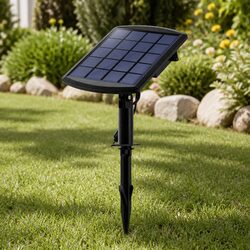 Solar Fountain Water Pump Kit Garden Outdoor Backyard Feature Nozzles Adjustable