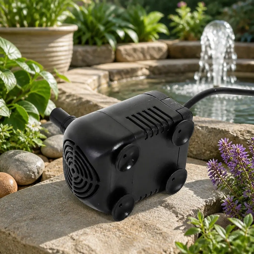 Solar Fountain Water Pump Kit Adjustable Height Multiple Nozzles