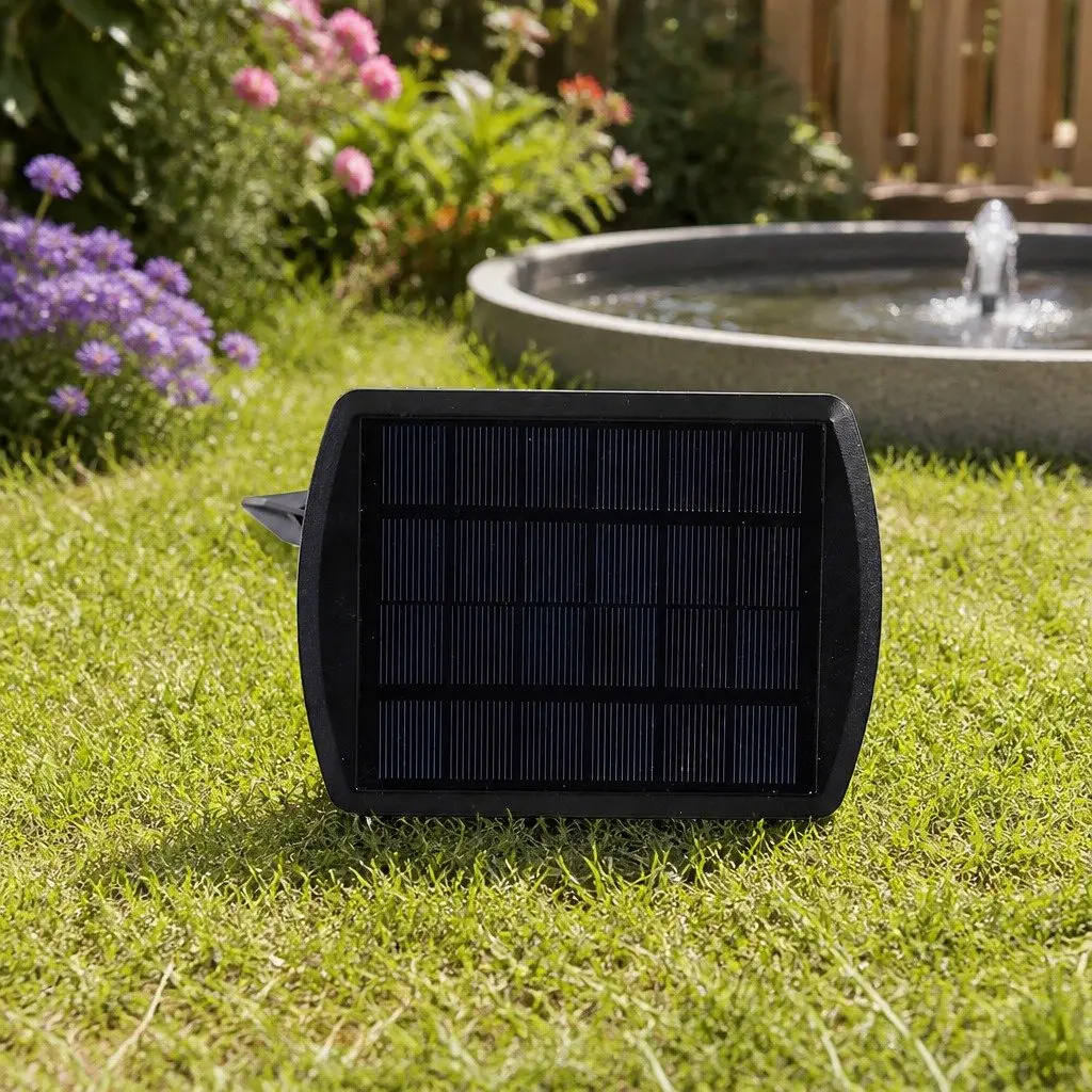 Solar Fountain Water Pump Kit Adjustable Height Multiple Nozzles