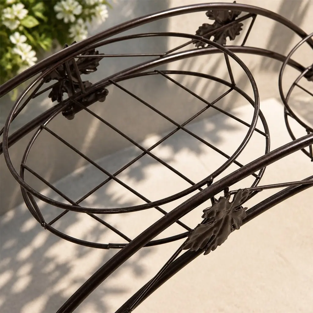 Metal Plant Stand Steel Frame Indoor Outdoor Large Small Pots