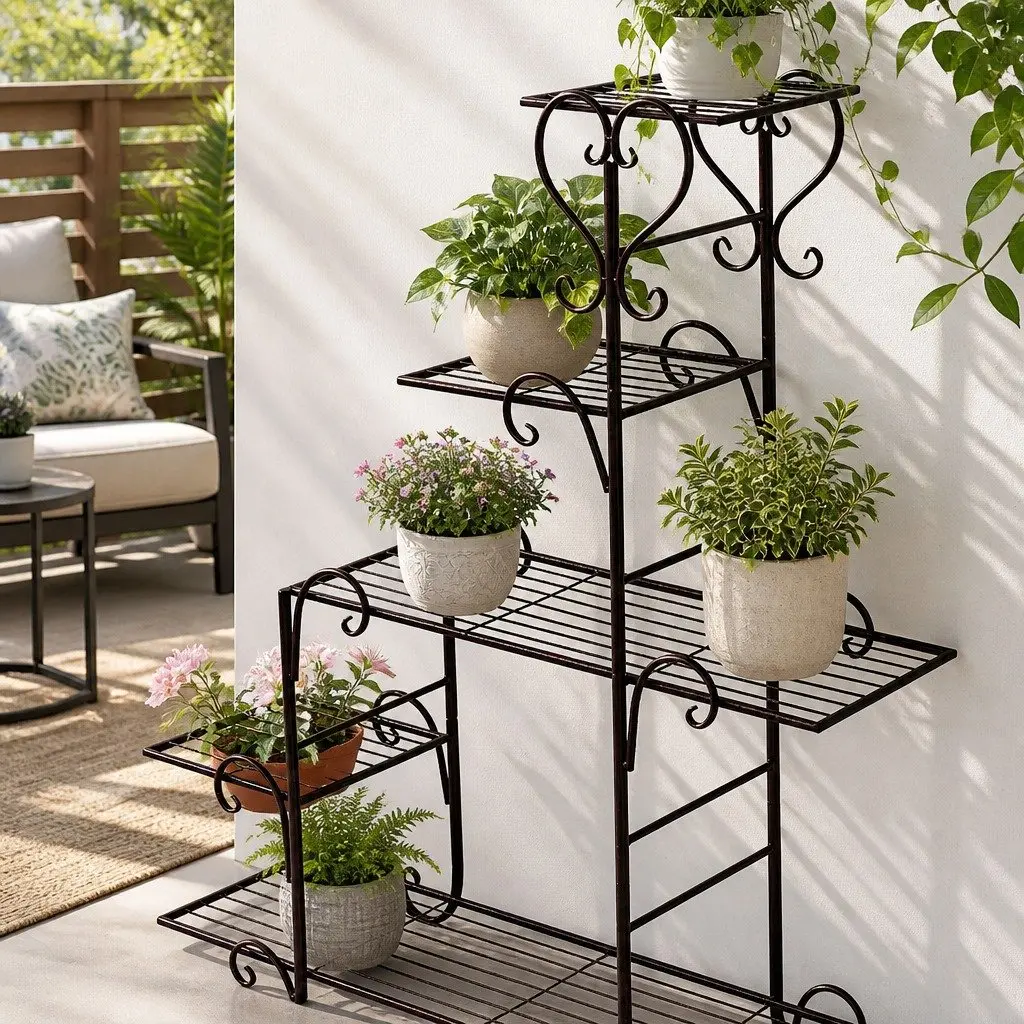5 Tier Metal Plant Stand