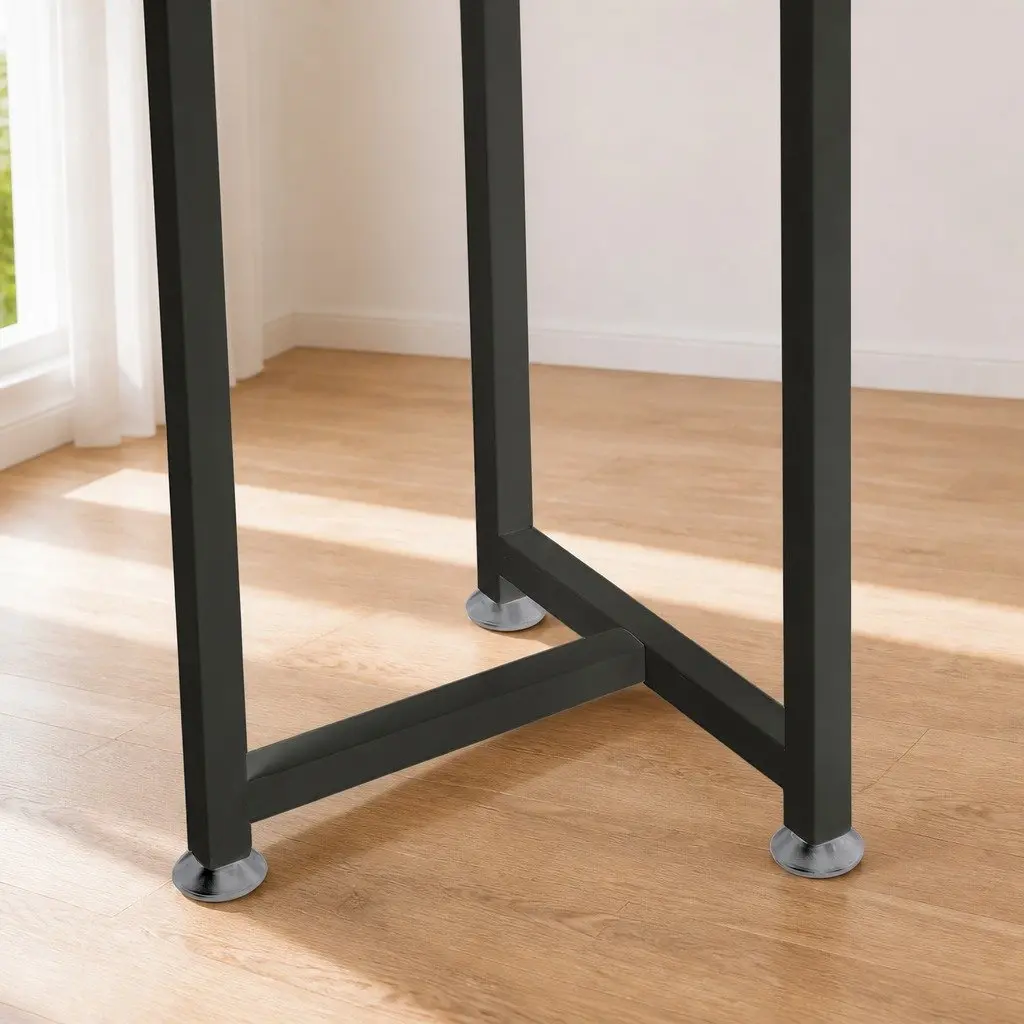 5 Tier Plant Stand Metal Display Shelf Black Large