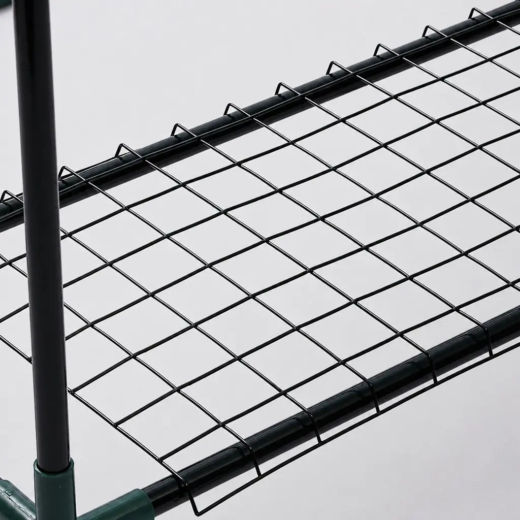 Walk In Greenhouse Portable Outdoor 3 Tier Shelves for Plant Protection