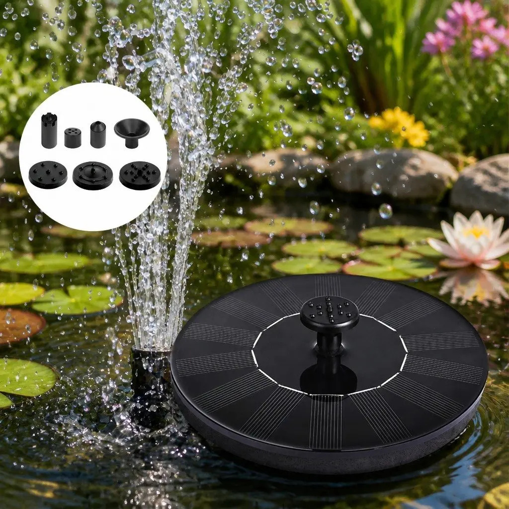 Solar Fountain Floating Pond Water Feature Brushless Pump 60cm