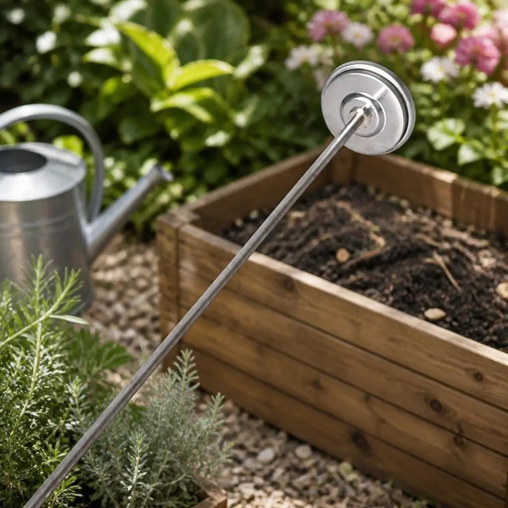 90cm Soil Thermometer Compost Probe 0-120°C Measuring Range Stainless Steel