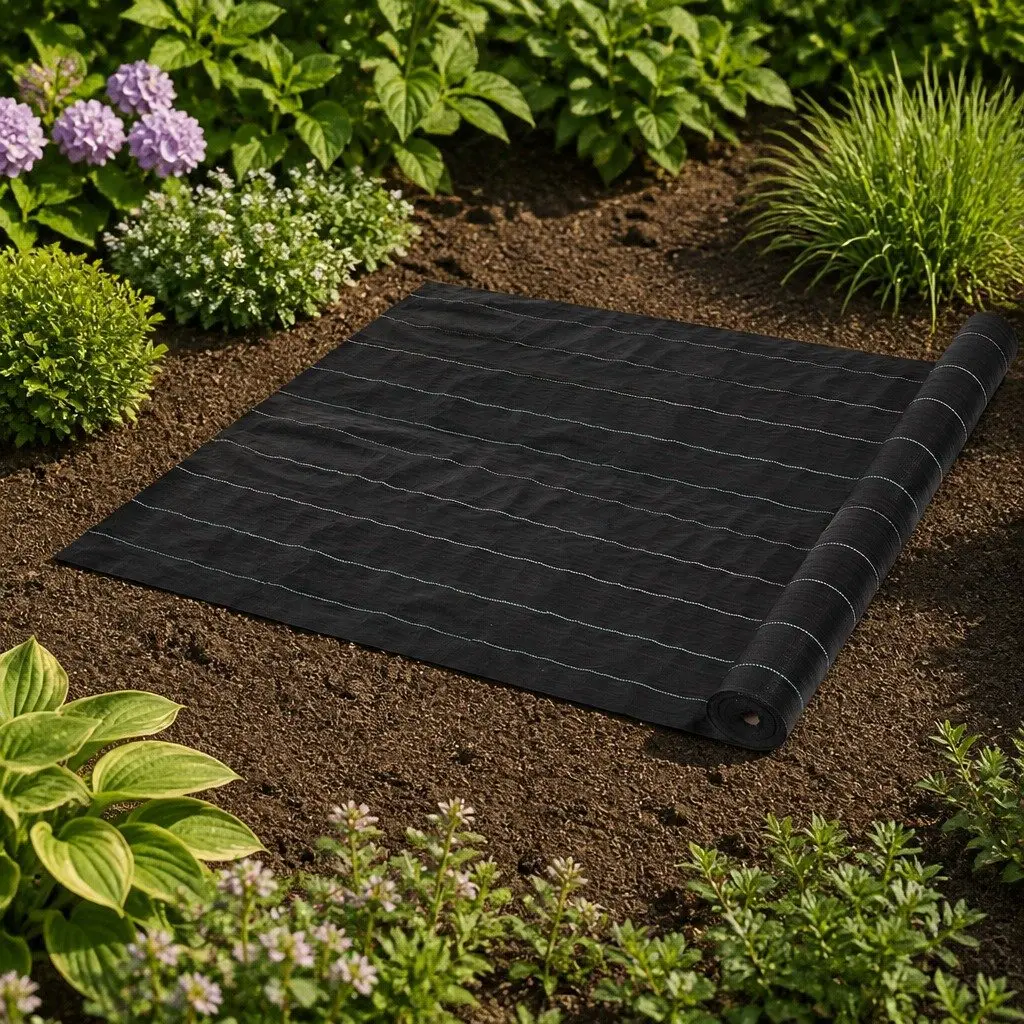 Weed Mat 1.83m x 50m UV-Resistant Garden Ground Cover Plant Control Fabric
