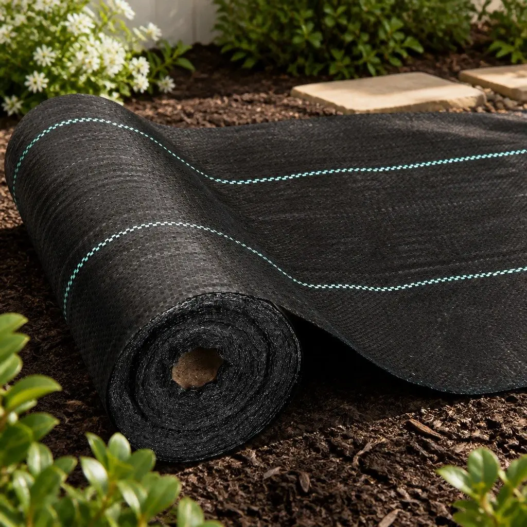 Weed Mat UV-Resistant 1.83m x 50m Garden Ground Cover Plant Control Fabric