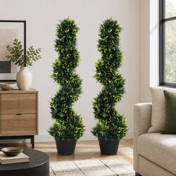 Friendly 100cm Spiral Cedar Trees to Brighten Your Space