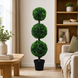 You’ll Love These Artificial Boxwood Ball Trees