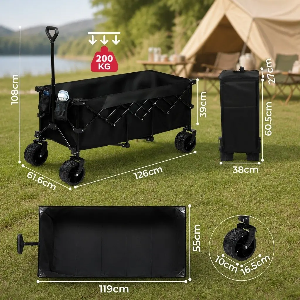 Utility Cart with Wheels
