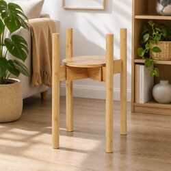 Friendly Bamboo Plant Stand for Your Home and Garden