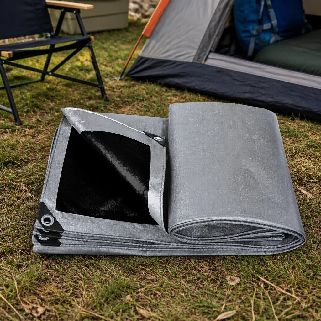 Heavy Duty Tarp Waterproof 200GSM 2.13m x 6.10m Outdoor Weather Protection