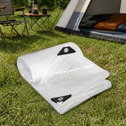 Essential Heavy Duty Clear Tarpaulin for Camping 6.1m x