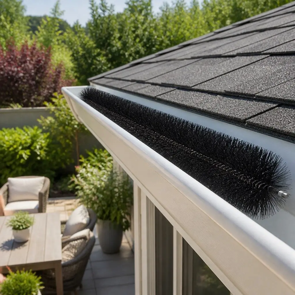 Gutter Brush Guard 24 Pack Leaf Debris Blocker 92x10cm