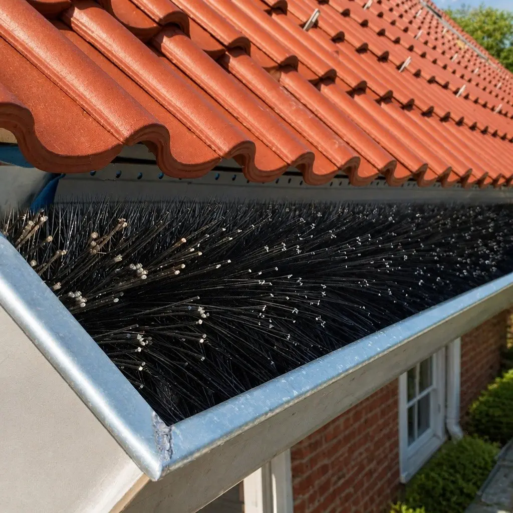 Gutter Brush Guard 24 Pack Leaf Debris Blocker 92x10cm