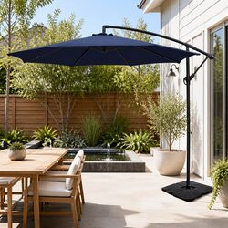 Your Outdoor Companion: 3m Cantilever Umbrella with Base