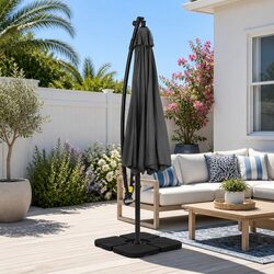 Your Friendly 3M Cantilever Umbrella with Lights