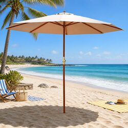 Friendly 3m Outdoor Umbrella for Your Enjoyment