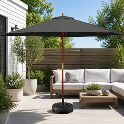 Embrace the Outdoors with a 3m Umbrella in Charcoal
