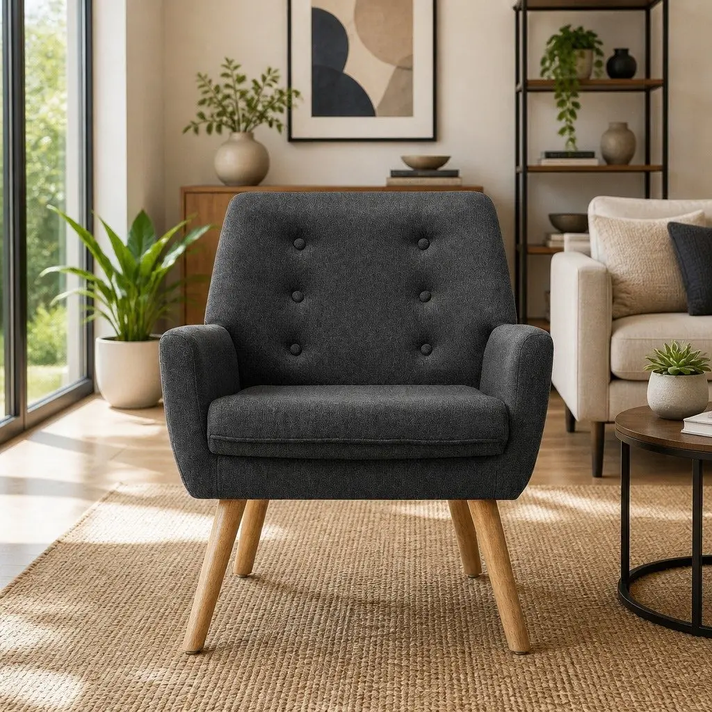 Charcoal Armchair
