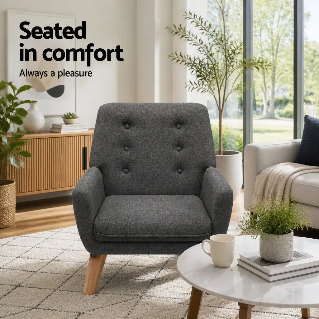 Charcoal Armchair