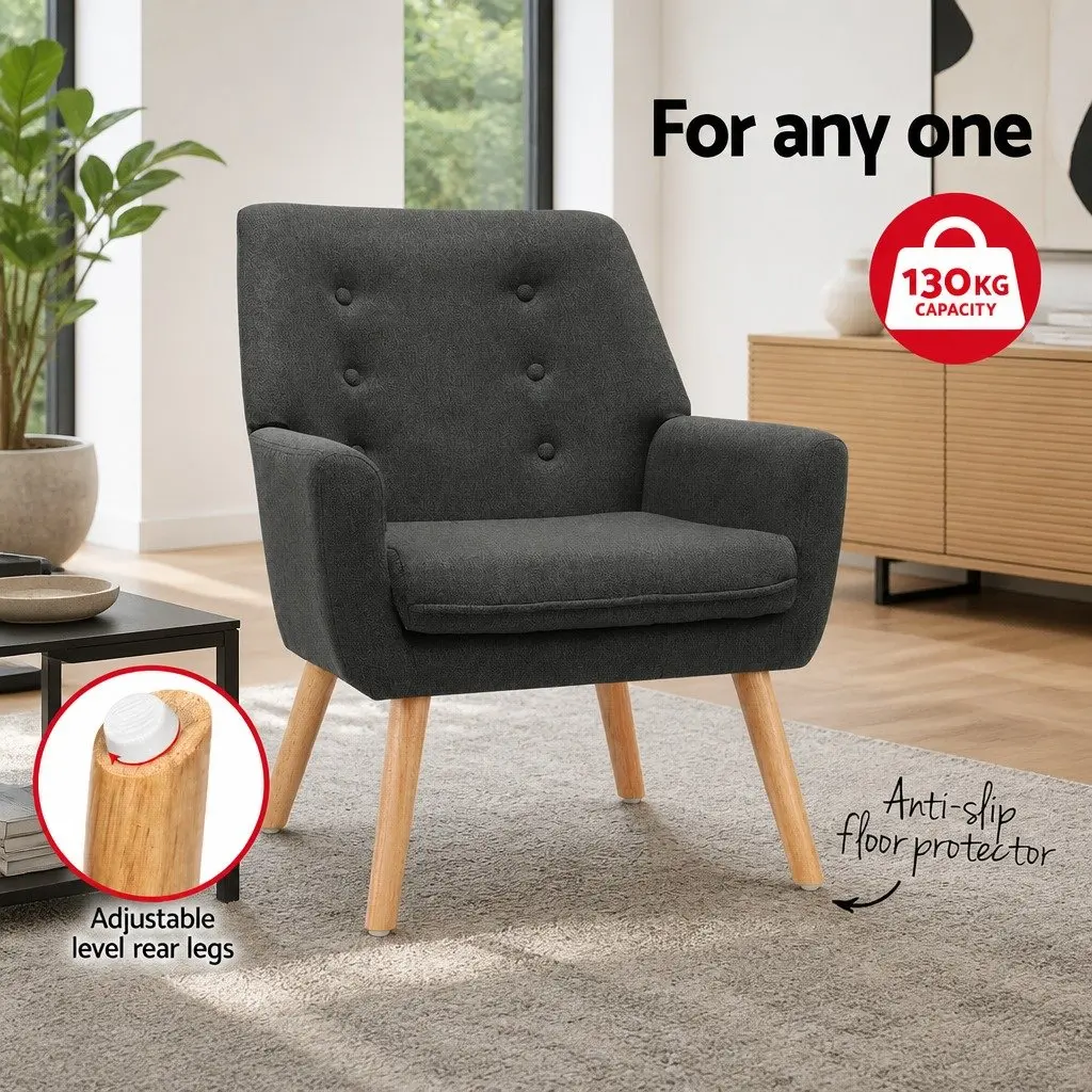 Charcoal Armchair