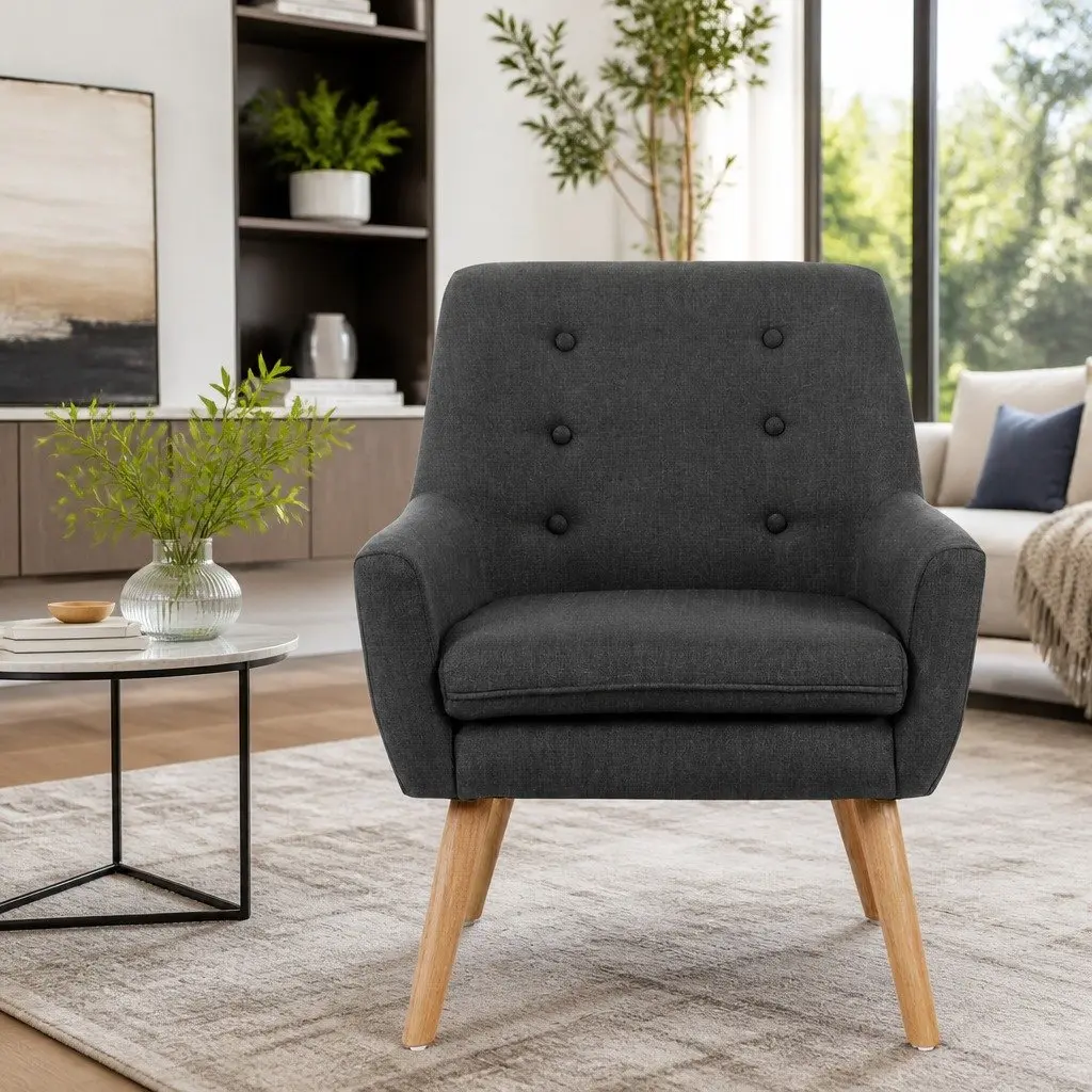 Charcoal Armchair