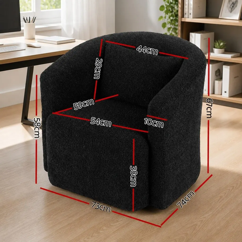 Round Swivel Armchair