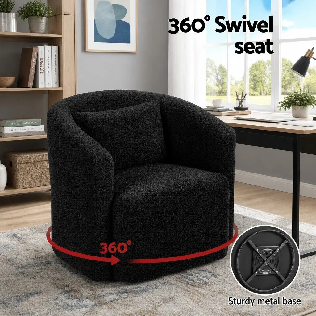 Round Swivel Armchair