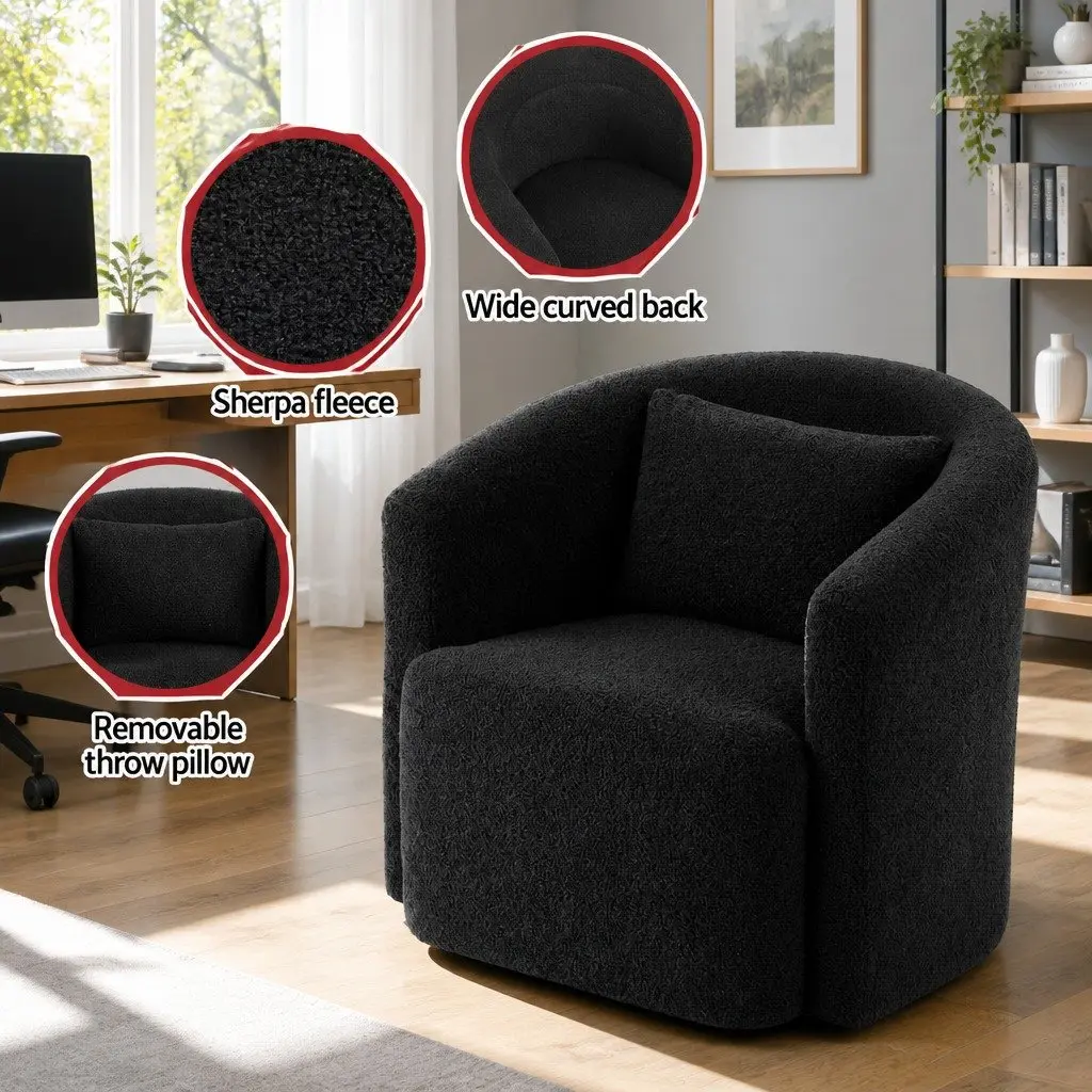 Round Swivel Armchair