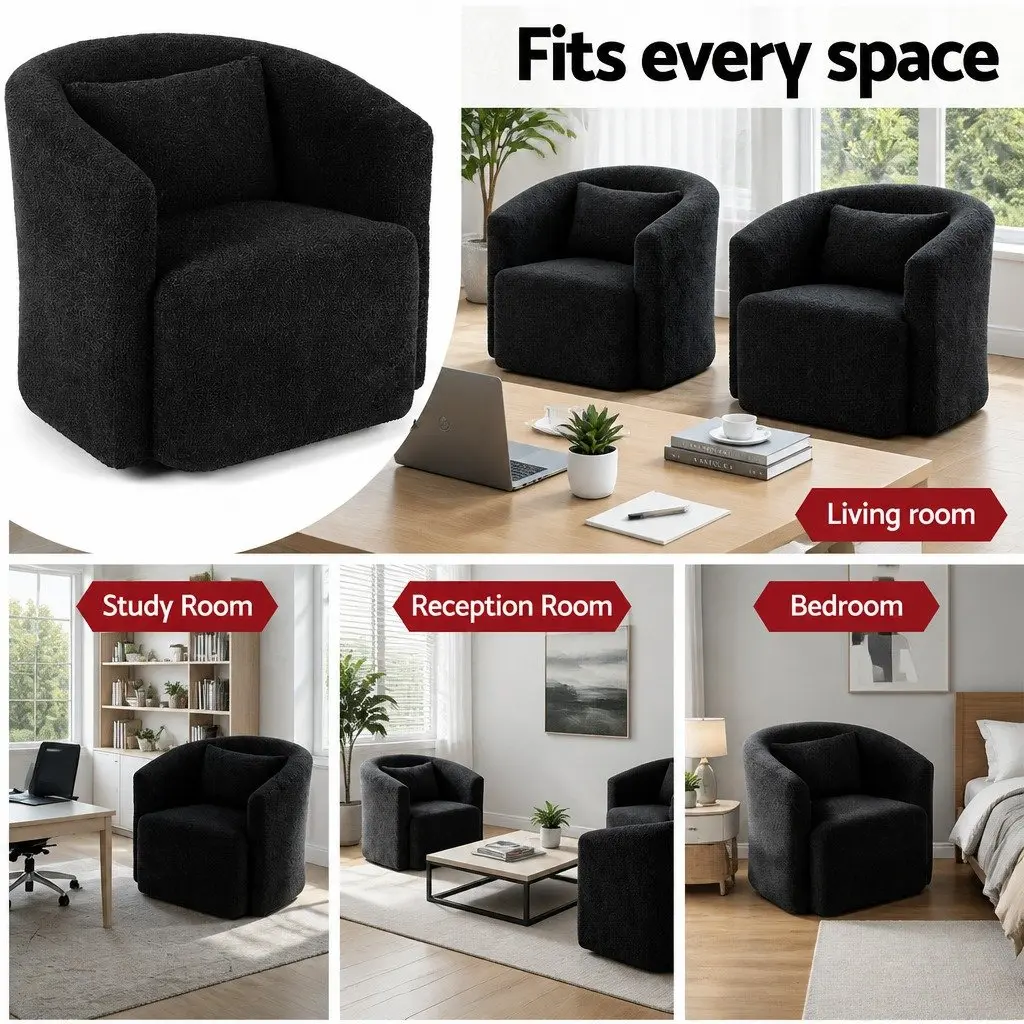Round Swivel Armchair