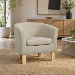 Your New Favorite Beige Armchair Tub Chair