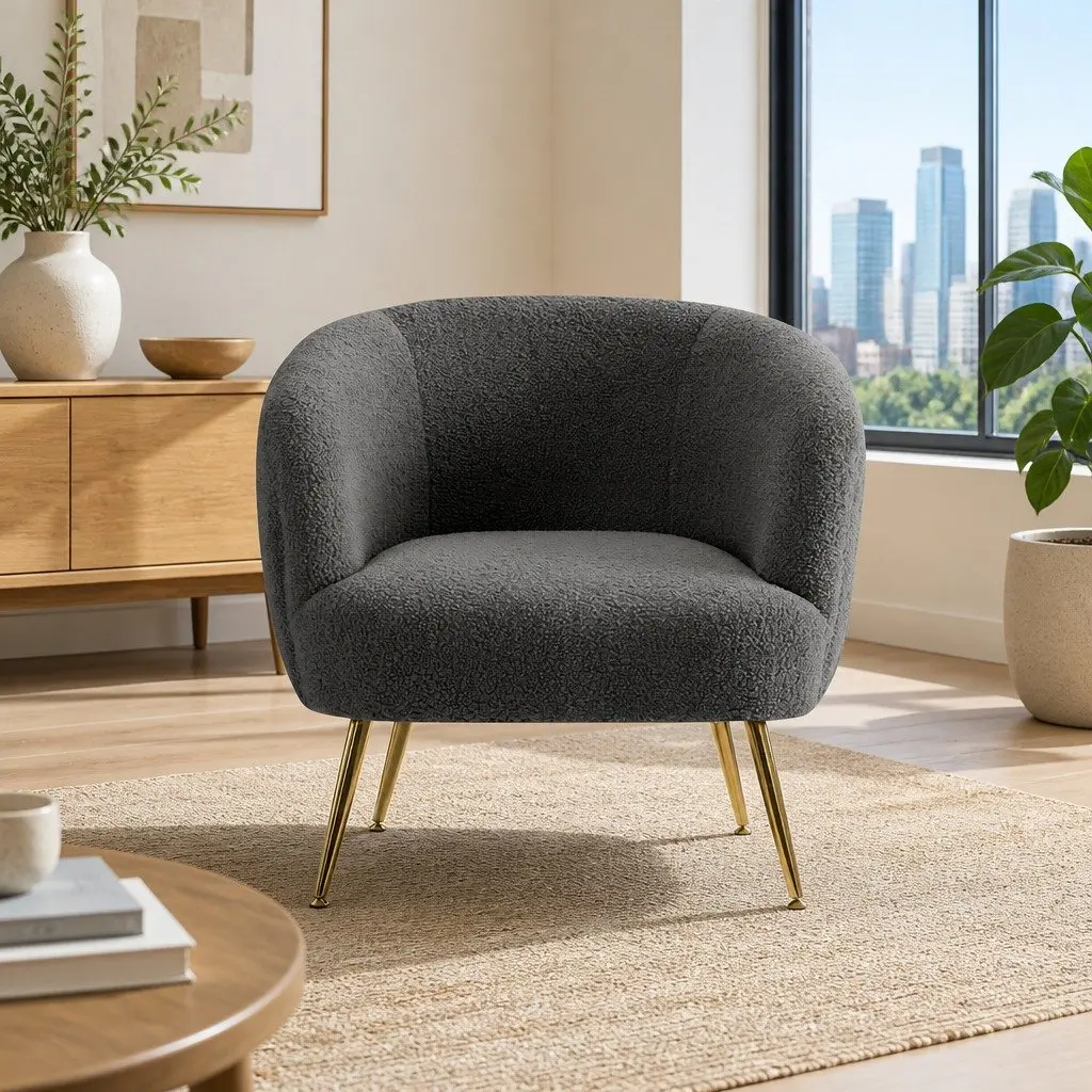 Charcoal Accent Armchair