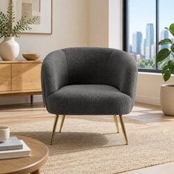 Create a Cozy Spot with the Charcoal Accent Armchair