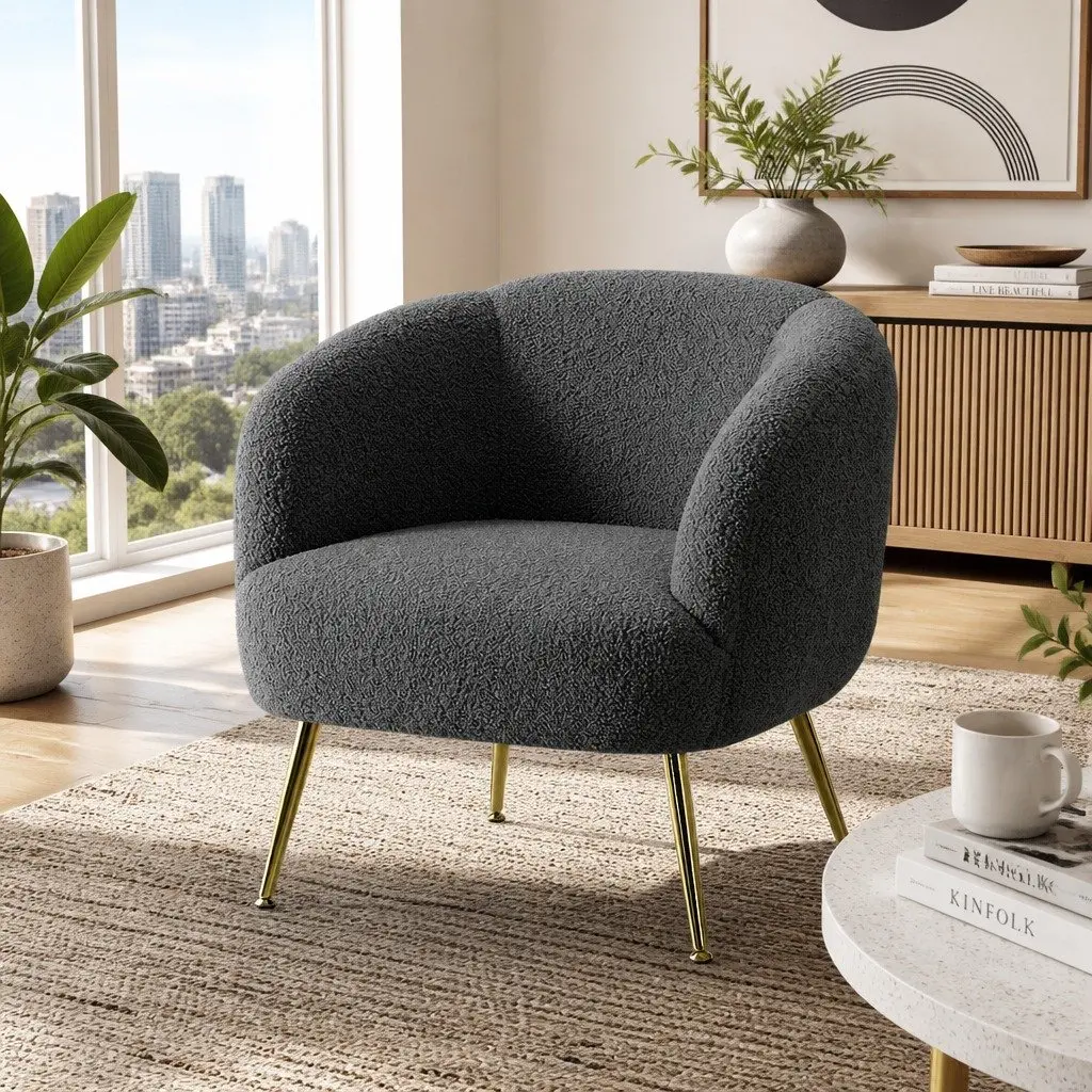 Charcoal Accent Armchair